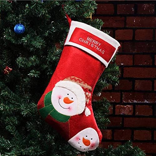 Мода Божиќ Црни Црвени Карирани Чорапи Торба За Подароци Украси За Новогодишна Елка Статуи Од Мопс за надвор