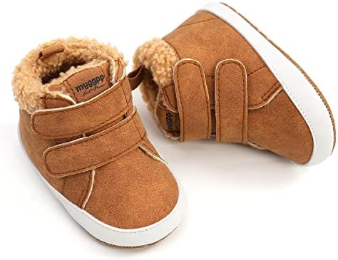 Hsdsbebe бебешки глуждови чизми за новороденчиња девојчиња девојчиња руно чизми противни лизгачки патики на чевли за креветчиња
