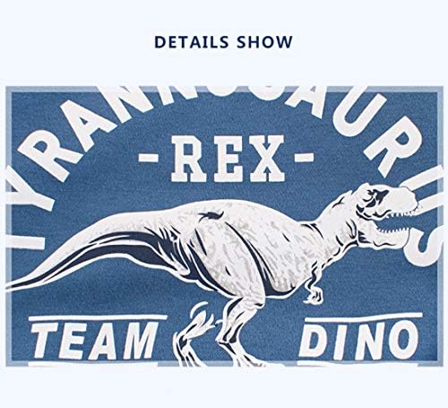 Supfans Toddler Boys Dinosaur Fleece Sweatshirts T-Rex Crewneck Pullover џемпер