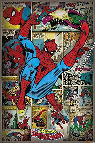 Ретро стрип постер Spider-Man, големина 24x36