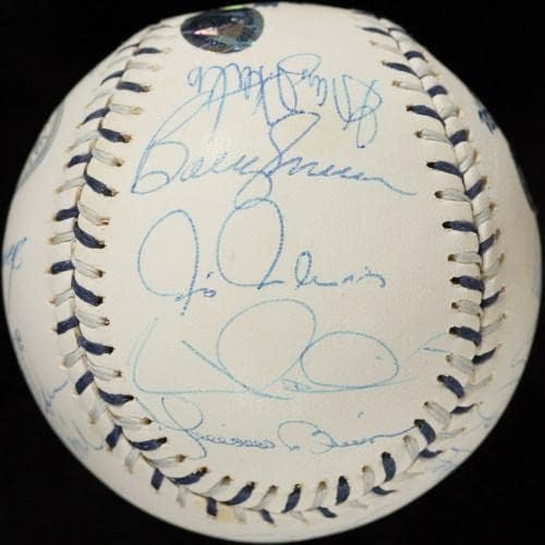 Легендите на Дерек etетер Маријано Ривера Јанки го потпишаа 2008 година, „Стар бејзбол Штајнер“ - автограмирани бејзбол