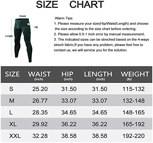 Машки панталони за компресија CARGFM со џебови Атлетски хеланки кои работат кошаркарски хулахопки велосипедски тренинг база на слој долна облека