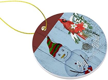 Чајан смешна радост на светот Божиќниот керамички украси за новогодишни украси Божиќни приврзоци новогодишна елка виси украс, смешни