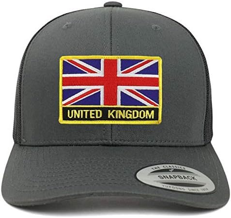 Трендовски продавница за облека FlexFit xxl Обединетото Кралство знаме Ретро камионџија мрежа капа