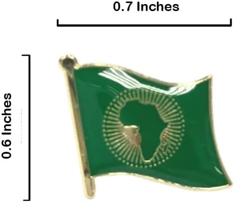 А-Еден 3 парчиња пакет- африкански унија ПАТК И ЛАПЕЛ ПИН+Етиопија Унион Метал Пин, Национално знаме, патриотска значка, лепенка за лепење, гроздобер