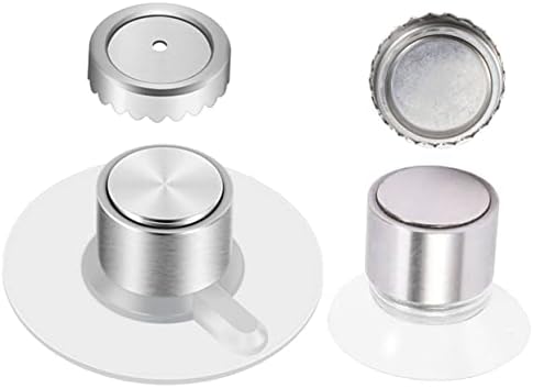 Fomiyes 10 парчиња магнетски држач за сапун за бања додаток за бања без трага -не'рѓосувачки челик