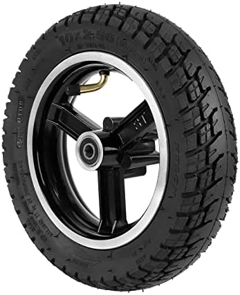 Ridtiantek 10 инчи гума 10x2,5 гума без капчиња за Kugoo M4/M4 Pro за нула 10x електрични додатоци за скутер, гума за замена на патот