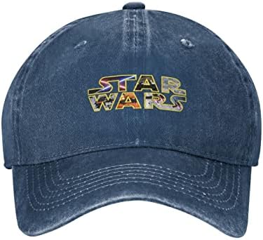 Војна на Starвездите Унисекс Бејзбол капа памук одговара на мажите жени измиени тексас прилагодлива тато капа