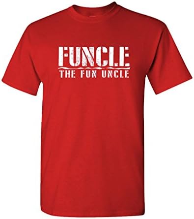 Забавете ја забавата чичко - семејна шега смешна - машка маица со памук