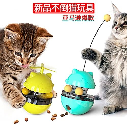 Tumbler Cat Cat Puthtable Toy Poinking Топката задевачки мачки стап за само-лекување играчка