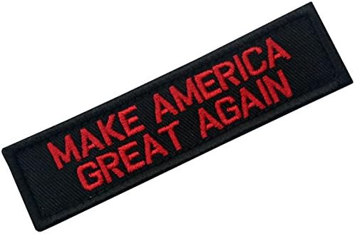 Направете Америка повторно одлична за задната капа за прицврстување на капакот на задната капа и јамка - црвена и црна
