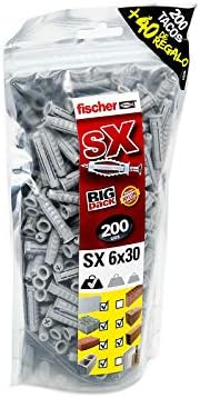 Fischer SX Taco Big Pack SX 6 x 30 mm 200+ 40 бесплатно