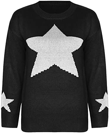 Rmенски обичен џемпер на Rmxei, kilit labe labe redвезден џемпер на starвезда на вратот