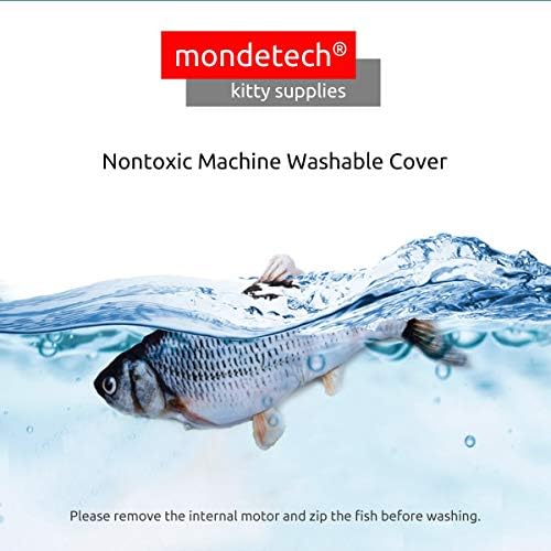 Mondetech го ажурираше флипувањето и мавтајќи со играчки за мачки со риби, 3 режими активирани со движење, вградена 350mAh голема батерија долго