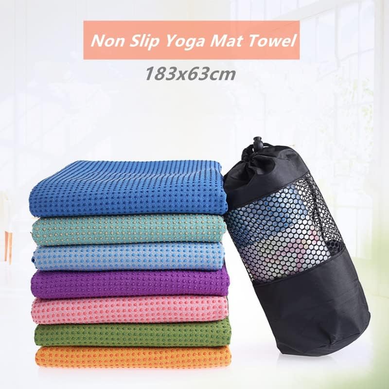 Орев анти-лизгачки микрофибер јога мат пешкир домашна фитнес фитнес пилатес подлога ќебиња меко покритие