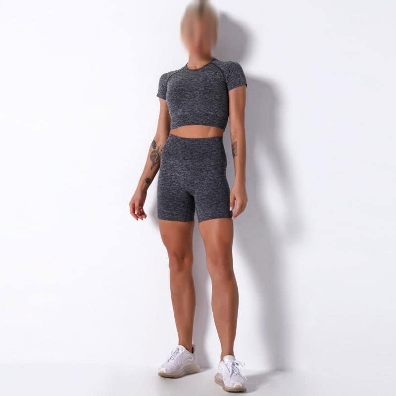 Czdyuf јога постави непречено спортска облека за спортска облека облека облека женска трага за високи половини за нозе, спортски