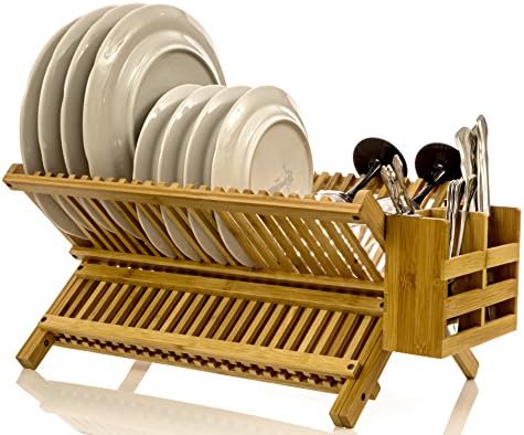 Intriom бамбус решетката за садови со прибор за држач за ножици