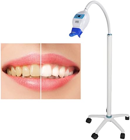 Белење на забите, светло за белење на забите 8 LED безбеден мобилен телефон 110-240V Агол на отстранување на пигментација прилагодлива флексибилна