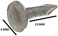 10,000 x галванизиран цинк позлатен временски доказ челик почувствуван нокти долги 13 мм