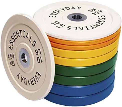 Рамнотежа од секојдневните најважни работи во боја кодирана олимписка плоча со тежина со челичен центар, парови или комплети