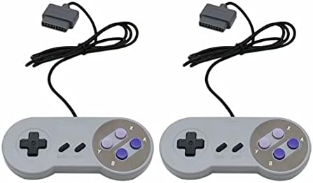 Замената на подлогата на подлогата за видео игри Unbrella 2PCS се вклопува во контролорот за замена на конзолата Nintendo SNES систем