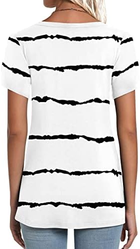 Краток ракав 2023 памук vneck графички лабав вклопување опуштена вклопена обична маица за жени лето есен блуза ov ov