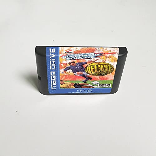 Lksya International Super Star Soccer Deluxe - 16 -бит картичка за игри MD за Sega Megadrive Genesis video Game Console Caster