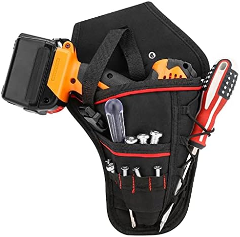 WXBDD Електричен појас алатка за половината торба Професионална оксфордска клуч за шрафцигер за шрафцигер за вежбање