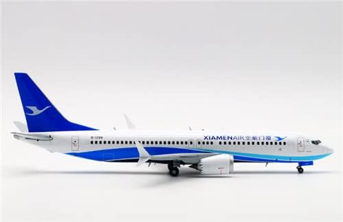 JC Wings Xiamen Airlines за Boeing B737 Max8 B-1288 1/200 Diecast Aircraft претходно изграден модел