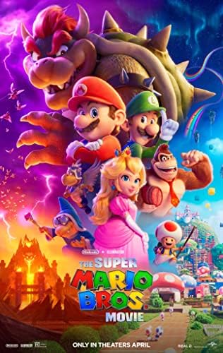 Xihoo The Super Mario Bros. Movie - 2023 филмски постер 16x24, нерасположено