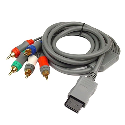 Hi-mall премиум компонента аудио видео кабел компатибилен со Nintendo Wii / Wii U до HDTV EDTV