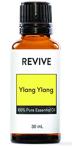 Есенцијално масло од ylang ylang 30 ml со Reviveeo - чиста терапевтска оценка, за дифузер, овлажнител, масажа, ароматерапија,