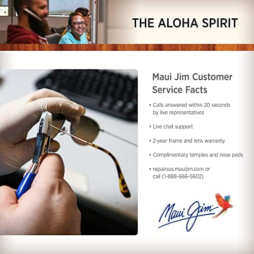 Мауи Џим Женска Валака Со/Патентирани Поларизирани Леќи Плус 2 Солза Очила За Сонце