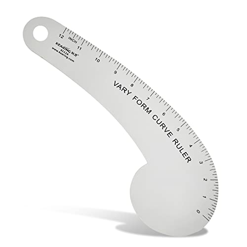 Владетел на крива на крива од 12 варирана форма, цврст алуминиумски француски крива владетел за правење модели