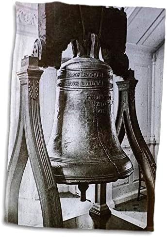 3drose Vintage Liberty Bell Philadelphia American Icon Icon Hall - крпи