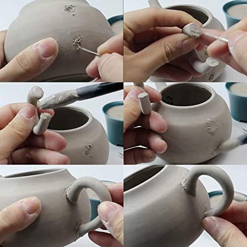 Welliestr 1 Поставете мини 3Д обработки за рачки за рачки за рачка со чаши од чај со керамички чај, рачка со калап за занаетчиска уметност,