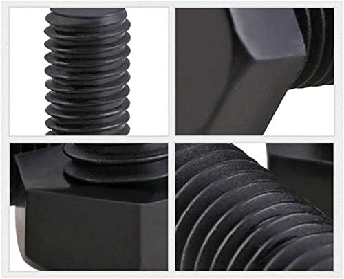 Yiwango M8*10/12/15 60 mm Црна најлон хексагонална завртка, шестоаголни делови за прицврстување на пластични завртки