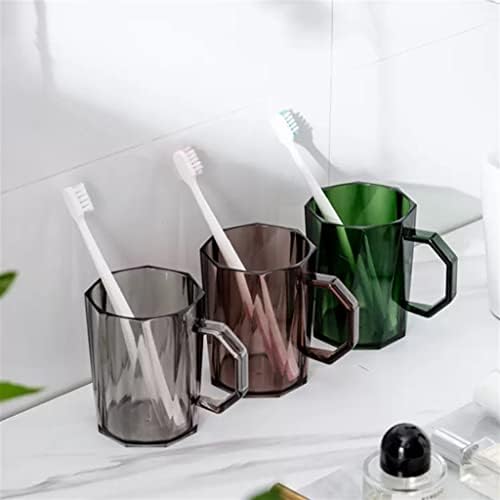 Genigw 3 парчиња чаша за миење на устата за домаќинства нордиска двојка миење чаша за заби четка за заби за четкичка за заби