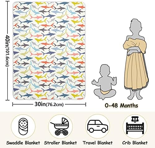 Swaddle Chable Arkes Силуети памучно ќебе за новороденчиња, примање ќебе, лесен меко висино ќебе за креветчето, шетач, расадник ќебиња,