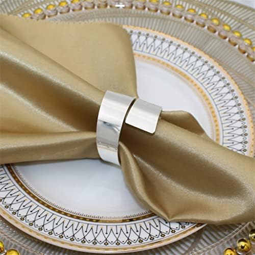 Волшебни прстени со салфетки Лук -салфетка прстени за држачи за салфетка за украси за Божиќни свадбени маса украси