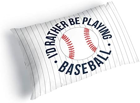 Наместо Тоа, Играјте Бејзбол Навлака За Перници | Бејзбол Навлака За Перници Домашен Декор