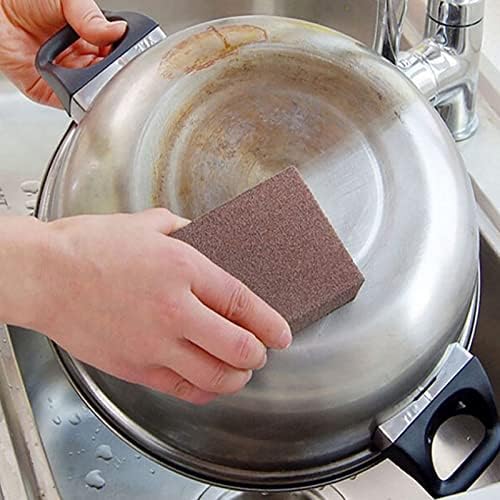 Нано Carborundum Emery Sponge Nano Emery Sponges со рачка сунѓер четка за бришење сунѓер за садови и тави алатки за чистење домаќинства памук за