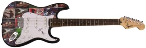 Фред Дарст потпиша автограм со целосна големина обичај еден-на-a-kind 1/1 Fender Stratocaster Electric Guitar W/ James Spence JSA автентикација-фронтмен