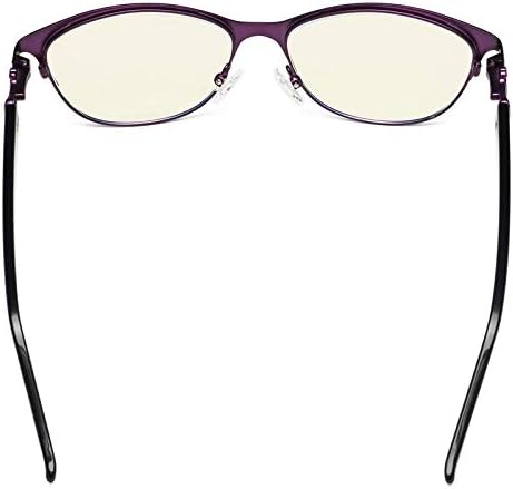 Очила За Очила За Очи, Очила За Филтрирање На Сина Светлина, Стилски Жени Со Овална Рамка, Виолетова