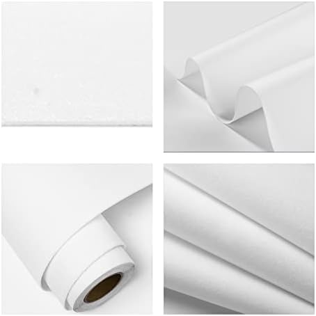 Funstick White Felt Falled Fabric 15,8 x78,8 само лепило кадифена ткаенина почувствува листови за занаети меки кадифени фиоки за украси