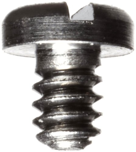 Завртки за машина од не'рѓосувачки челик, обична завршница, тава глава, слотен погон, се среќава со ASME B18.6.3, 0,0625 Должина, 000-120 нишки,