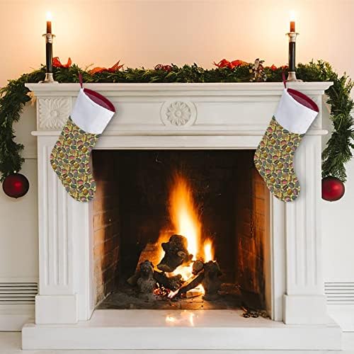 Симпатични макарони Божиќно висечки порибување симпатична санта чорап за Божиќни украси за украси за украси за украси подароци