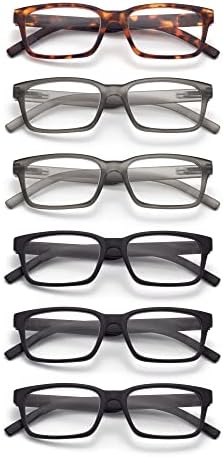 Очила за Читање Increbill За Мажи, Пролетни Шарки Очила За Читачи На Правоаголни Рамки, Чисти Компјутерски Очила За Леќи