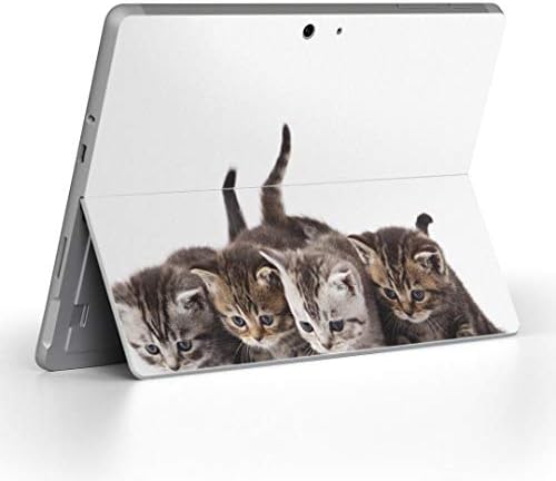 Покрив за декларации на igsticker за Microsoft Surface Go/Go 2 Ultra Thin Protective Tode Skins Skins 005928 Photo животинска мачка мачка