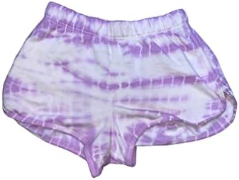 Викторија Сикрет Пинк Варсити шорцеви со повеќе бои во боја, виолетова големина x-мала нова